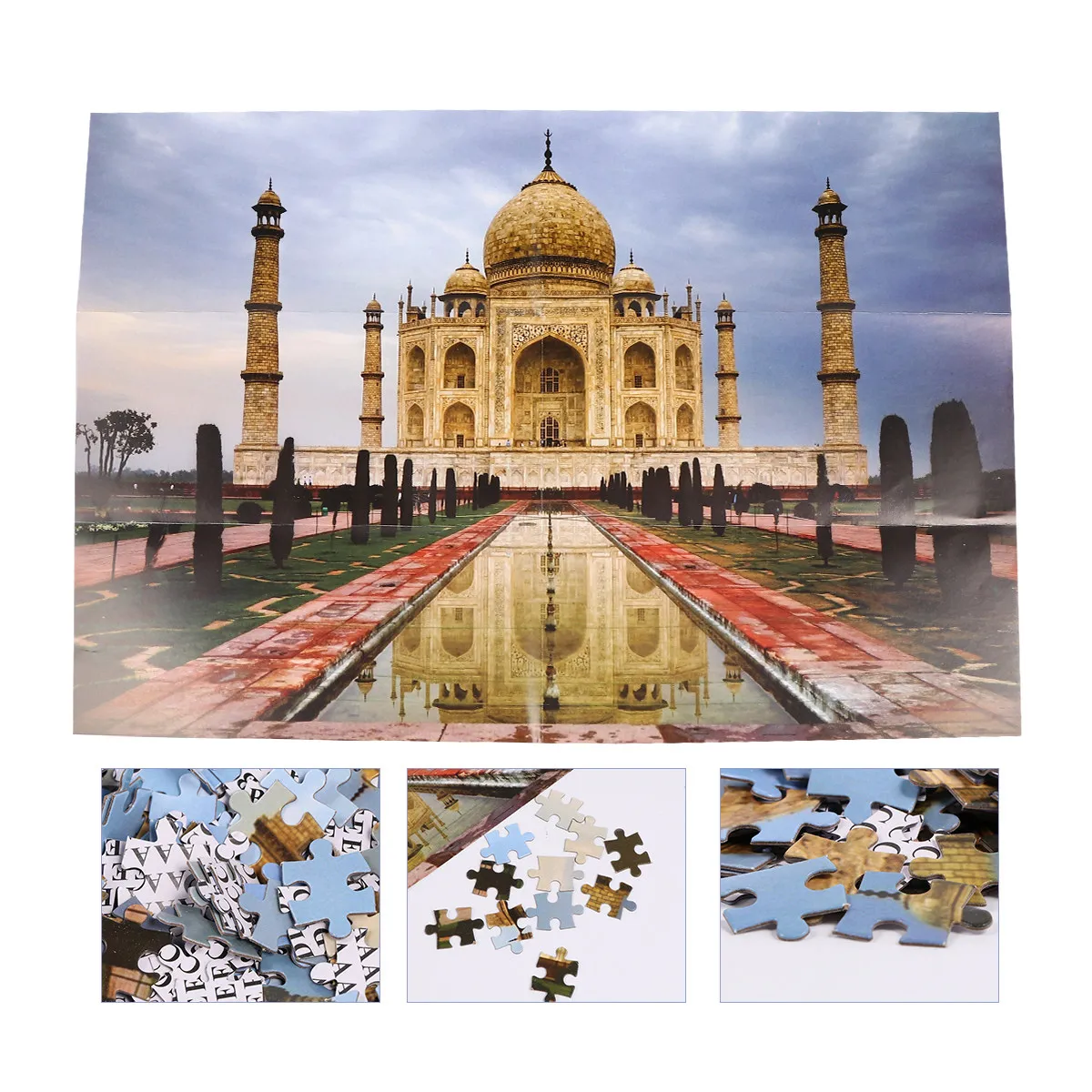 1 Set/1000pcs Mahal Pattern Jigsaw Puzzle Toy Creative Paper Puzzle Educational Jigsaw Funny Puzzle Toy for Playing
1 Set/1000pcs Mahal Pattern Jigsaw Puzzle Toy Creative Paper Puzzle Educational Jigsaw Funny Puzzle Toy for Playing