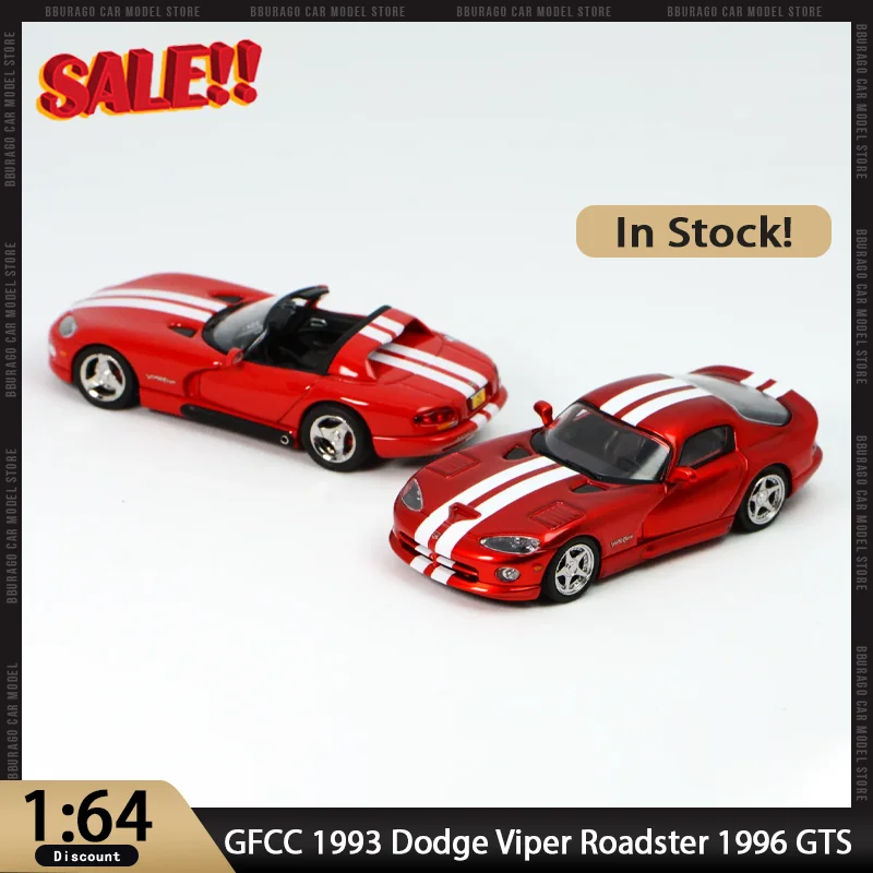 Новинка на складе Gfcc 1:64 1993 Dodge Viper Roadster 1996 Gts Alloy Hangzhou Hec 2025 Выставка Ограниченная серия Миниатюрный литой под давлением
Новинка на складе Gfcc 1:64 1993 Dodge Viper Roadster 1996 Gts Alloy Hangzhou Hec 2025 Выставка Ограниченная серия Миниатюрный литой под давлением