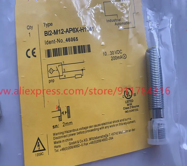 3PCS NewHigh quality Proximity switch BI2-M12-RP6X BI2-M12-RP6X-H1141 BI2-M12-RN6X-H1141 BI2-M12-RP6X/S90 BI2-M12-RN6X/S90
3PCS NewHigh quality Proximity switch BI2-M12-RP6X BI2-M12-RP6X-H1141 BI2-M12-RN6X-H1141 BI2-M12-RP6X/S90 BI2-M12-RN6X/S90