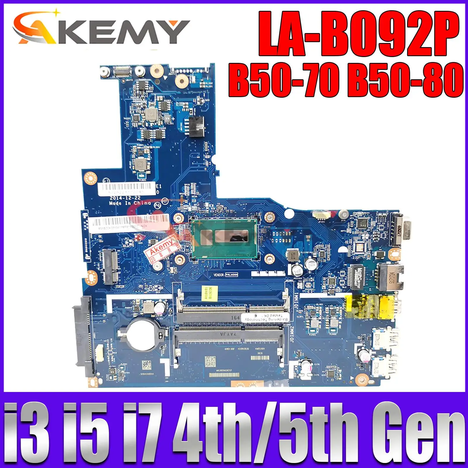 Материнская плата для Lenovo Ideapad B40-70 LA-B092P i3 i5 4, 5-е поколение 5B20H33158 5B20H75151 5B20G46164 IdeaPad 3 15ALC6 2021 18702-1
Материнская плата для Lenovo Ideapad B40-70 LA-B092P i3 i5 4, 5-е поколение 5B20H33158 5B20H75151 5B20G46164 IdeaPad 3 15ALC6 2021 18702-1