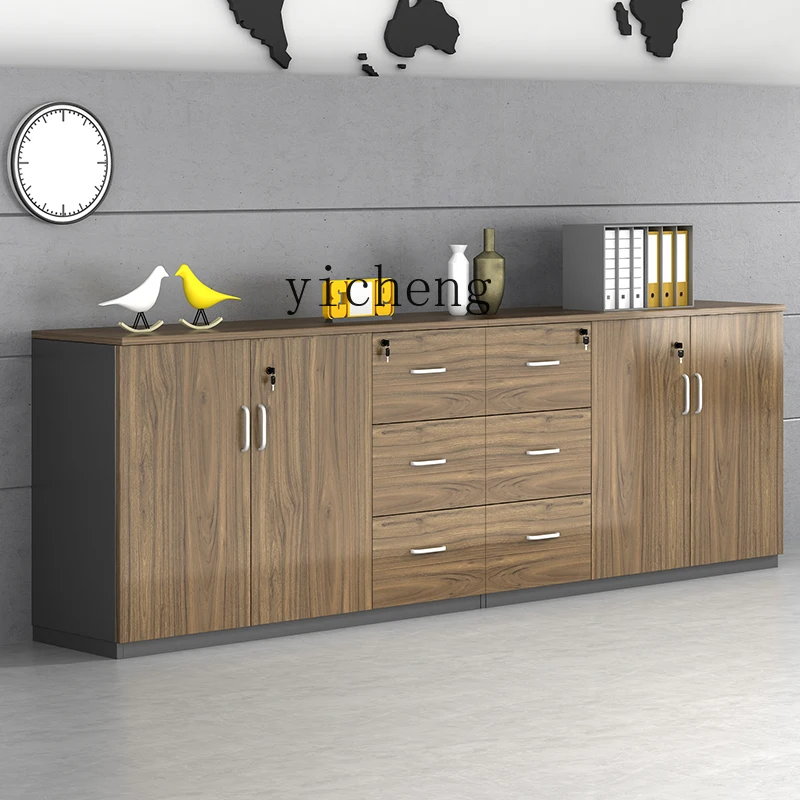 HYS file low cabinet wooden storage data tea cabinet modern simple storage cabinet
HYS file low cabinet wooden storage data tea cabinet modern simple storage cabinet