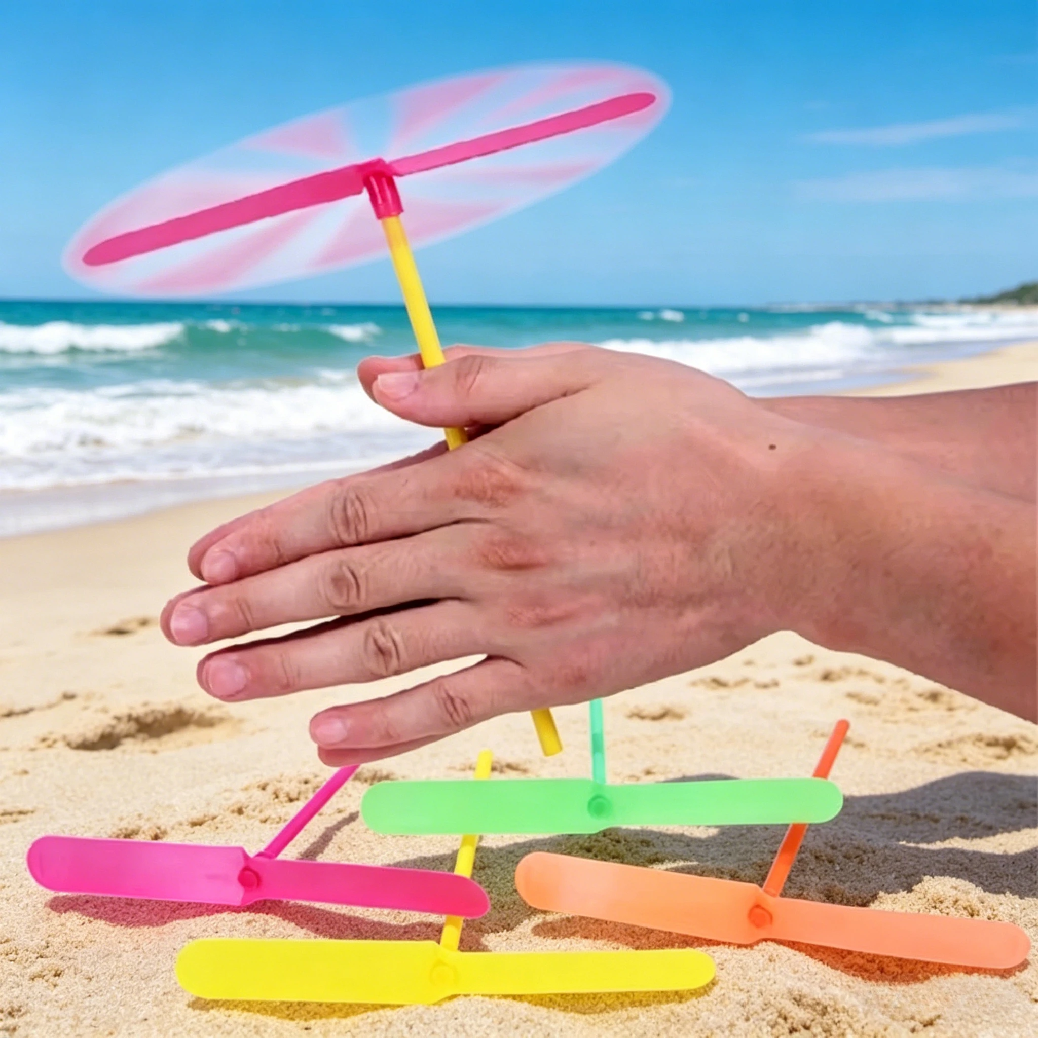 Colorful Plastic Bamboo Dragonfly Hand Rub Flying Propeller Classic Outdoor Helicopter Toy for Kids Party Favor Nostalgic Game
Colorful Plastic Bamboo Dragonfly Hand Rub Flying Propeller Classic Outdoor Helicopter Toy for Kids Party Favor Nostalgic Game