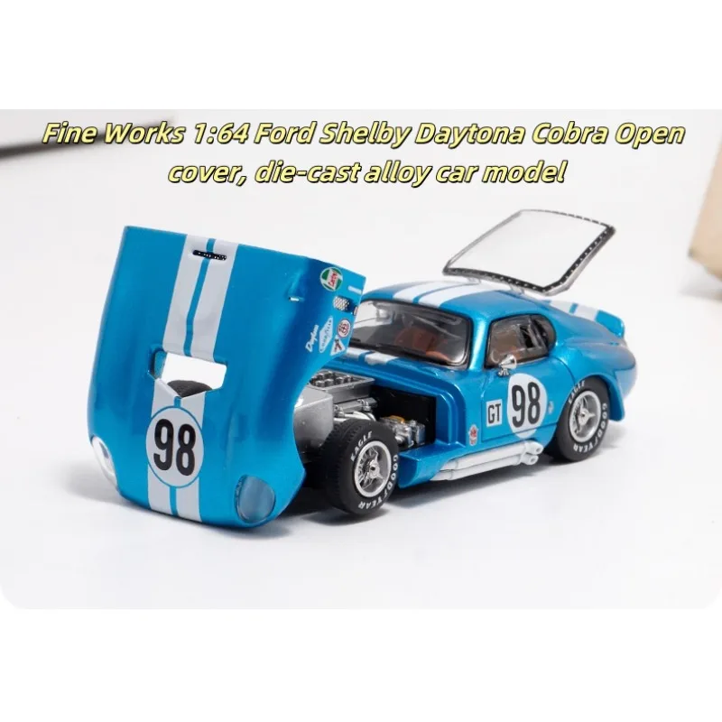 1:64 Ford open lid, die-cast alloy car model, teenagers to play with, adult decoration, children's birthday gift.
1:64 Ford open lid, die-cast alloy car model, teenagers to play with, adult decoration, children's birthday gift.