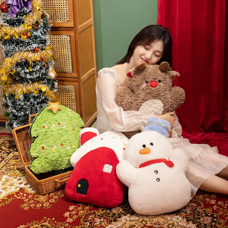 Kawaii Christmas Decor Cartoon Elk Christmas Tree Snowman Plush Toy Sofa Cushion Doll Xmas Festival New Year Kids Gift
Kawaii Christmas Decor Cartoon Elk Christmas Tree Snowman Plush Toy Sofa Cushion Doll Xmas Festival New Year Kids Gift