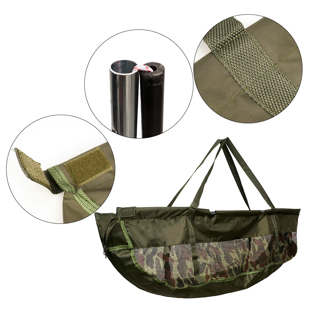 Hirisi W201 Carp Fishing Weigh Sling Foldable Floating Fish Weigh Bag with Mesh Heavy Duty Fishing Weigh in Bag for Carp Fishing
Hirisi W201 Carp Fishing Weigh Sling Foldable Floating Fish Weigh Bag with Mesh Heavy Duty Fishing Weigh in Bag for Carp Fishing