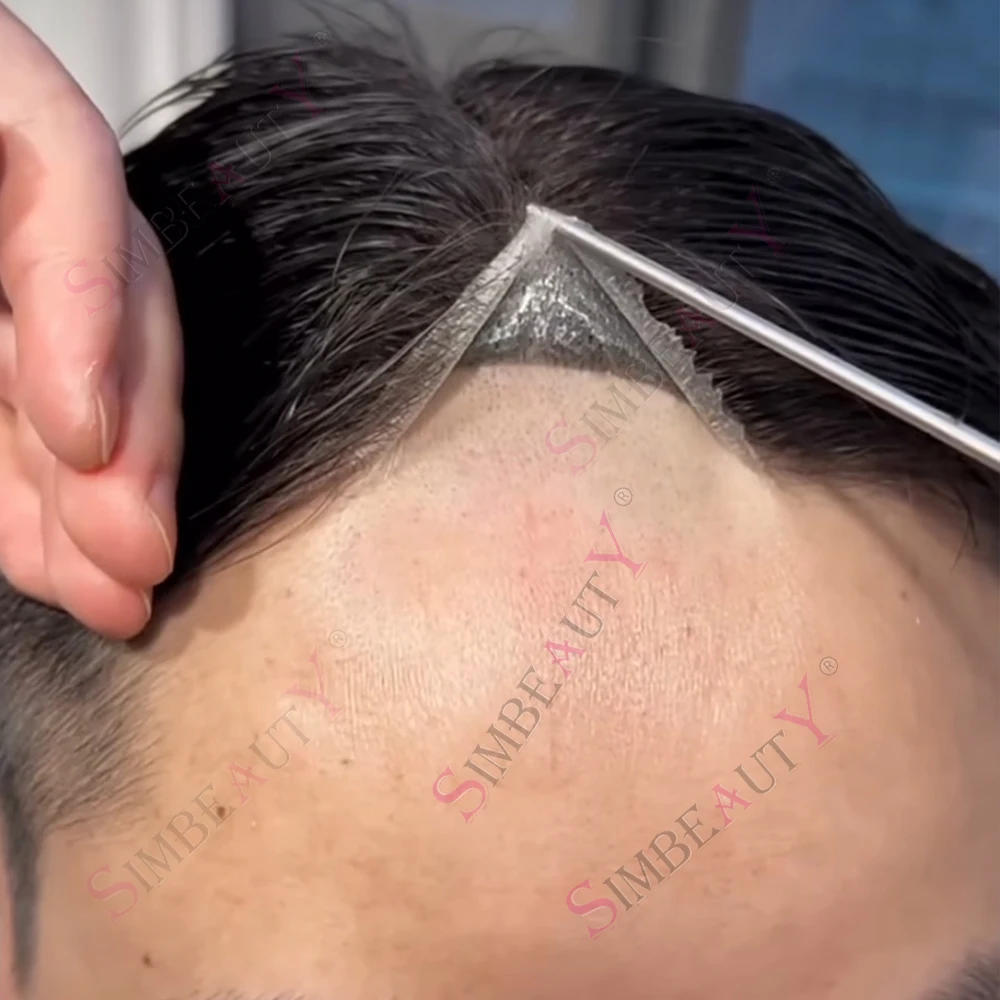 Micro Thin Skin Base Realistic Invisible 0.02mm Man's Wig Vloop Super Natural Hairline Men Toupee 100% Human Hair Capillary Pro
Micro Thin Skin Base Realistic Invisible 0.02mm Man's Wig Vloop Super Natural Hairline Men Toupee 100% Human Hair Capillary Pro