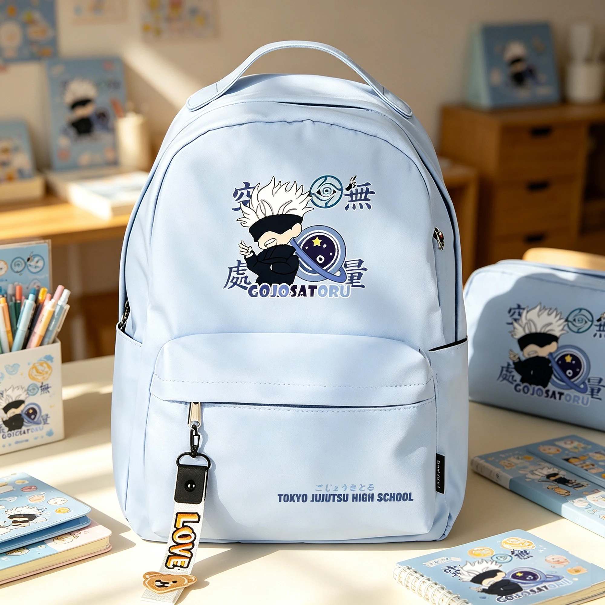 Jujutsu Kaisen Anime School Bags Girls Kawaii Bookbag Small Cartoon Itadori Yuji Travel Backpack Women Pink Shoulder Bags
Jujutsu Kaisen Anime School Bags Girls Kawaii Bookbag Small Cartoon Itadori Yuji Travel Backpack Women Pink Shoulder Bags