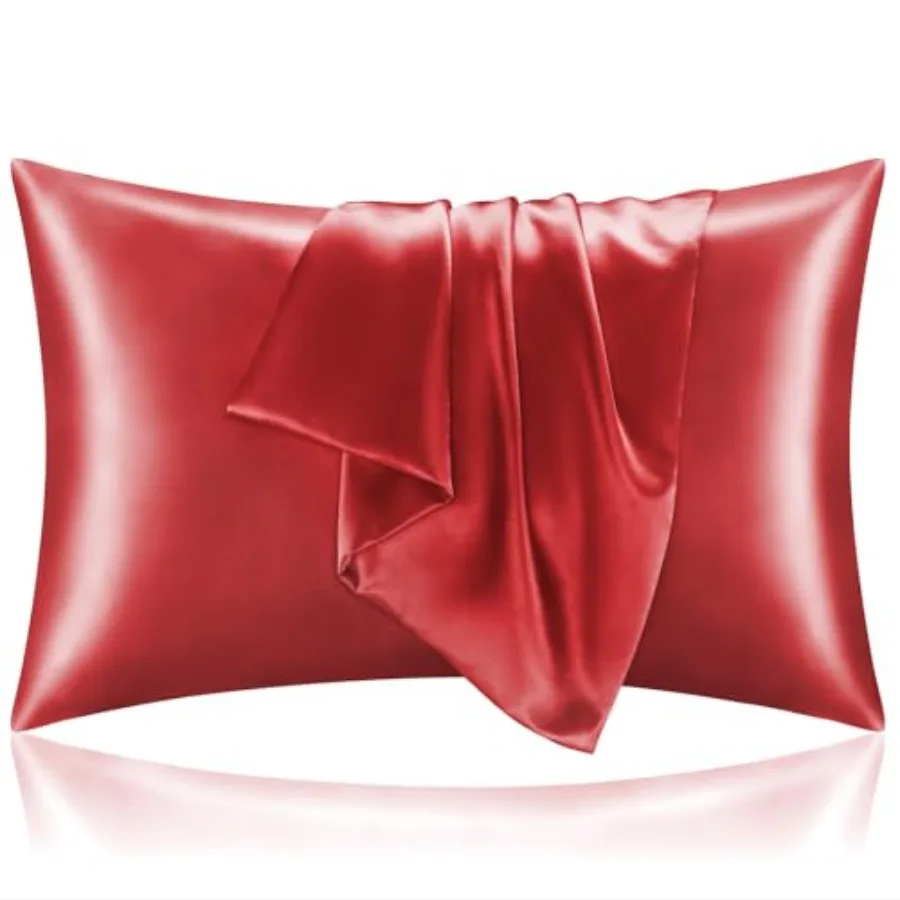 Satin Pillowcase for Hair and Skin, Super Soft and Cooling Similar to Silk Pillow Cases 2 Pack with Envelope Closure, Gift for
Satin Pillowcase for Hair and Skin, Super Soft and Cooling Similar to Silk Pillow Cases 2 Pack with Envelope Closure, Gift for