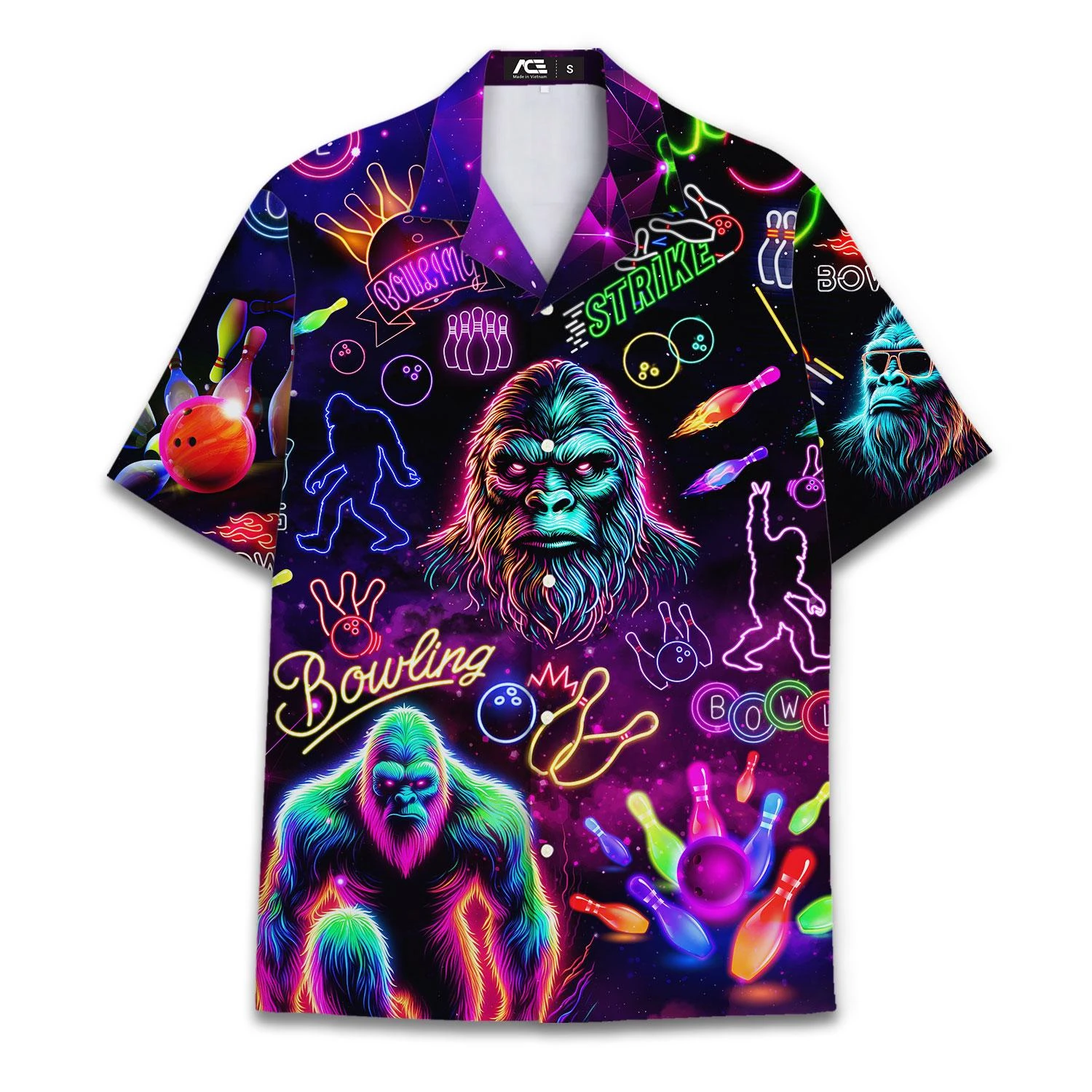 Retro Colorful Neon Bigfoot Hawaiian Shirt For Men Big Foot Sasquatch Mens Hawaiian Shirts Short Sleeve Button Down Shirt Men
Retro Colorful Neon Bigfoot Hawaiian Shirt For Men Big Foot Sasquatch Mens Hawaiian Shirts Short Sleeve Button Down Shirt Men