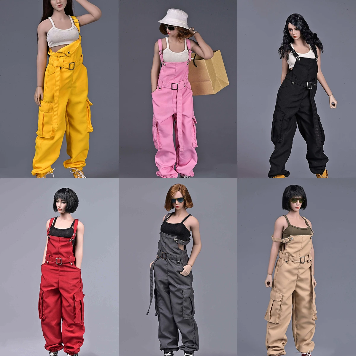 CHILI TOYS CL005 1/6 Female Rompers Camisole Set Vest Bib Pants Clothes Model Fit 12'' Soldier Action Figure Body Dolls
CHILI TOYS CL005 1/6 Female Rompers Camisole Set Vest Bib Pants Clothes Model Fit 12'' Soldier Action Figure Body Dolls