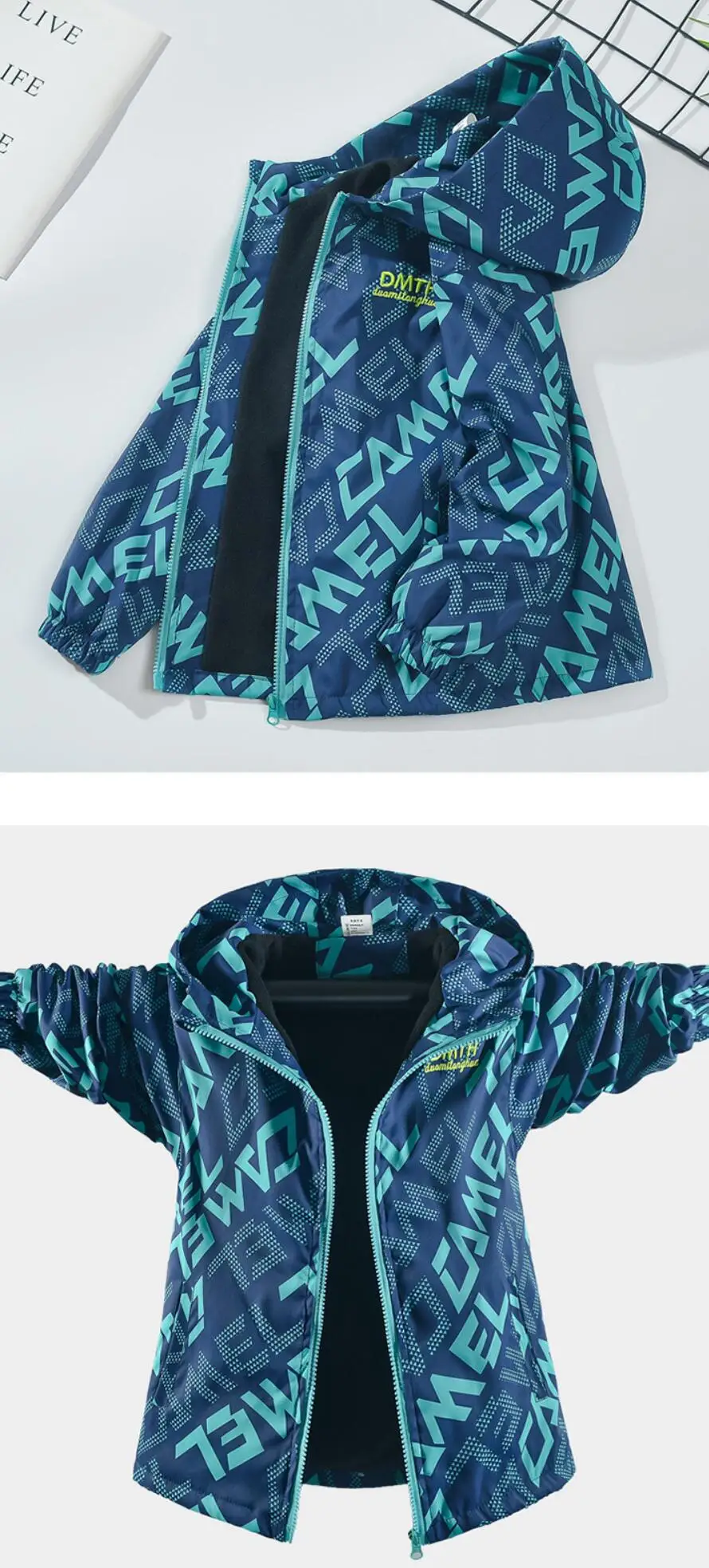 Boys Waterproof Hooded Outdoor Jacket 22 S4e8470c38e9a451cac4e70e4ccae28b17