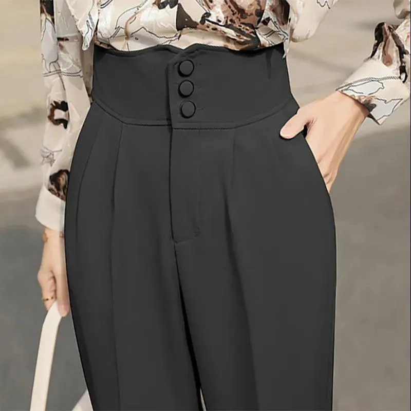Spring and Autumn Season Slimming Loose Work Clothes 2025 New Nine Inch Harem Pants Casual Suit Pants
Spring and Autumn Season Slimming Loose Work Clothes 2025 New Nine Inch Harem Pants Casual Suit Pants