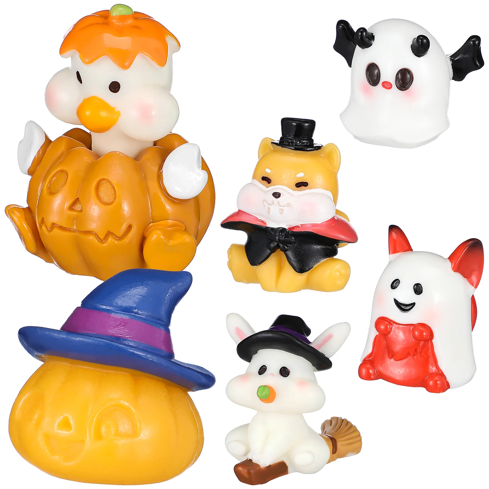 6pcs Succulent Decoration Halloween Miniature Resin Craft Pumpkin Dog Witch Rabbit Ghost s for Home Accessories
6pcs Succulent Decoration Halloween Miniature Resin Craft Pumpkin Dog Witch Rabbit Ghost s for Home Accessories