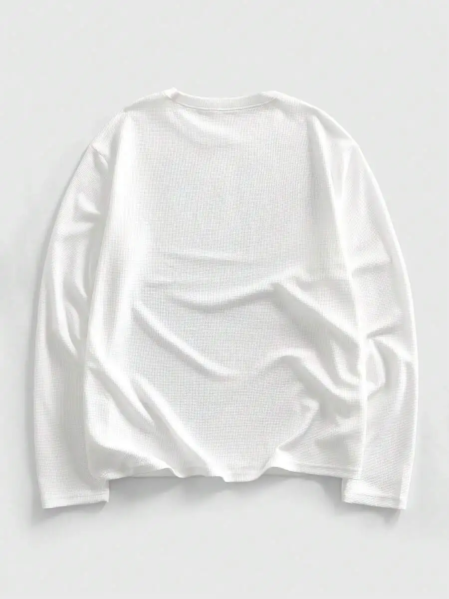 Mens White Casual Long Sleeve Sweatshirt With Skull And Wing Print
Mens White Casual Long Sleeve Sweatshirt With Skull And Wing Print