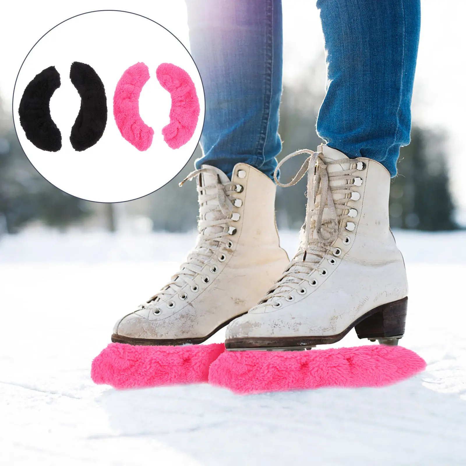 2Pairs Ice Skate Blades Guards Elastic Water Absorbing Skating Shoes Covers Lightweight Wear-Resistant Ice Skates Accessories
2Pairs Ice Skate Blades Guards Elastic Water Absorbing Skating Shoes Covers Lightweight Wear-Resistant Ice Skates Accessories