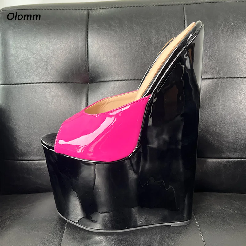 Женские босоножки без задника Olomm, на платформе и высоком каблуке, с открытым носком
Женские босоножки без задника Olomm, на платформе и высоком каблуке, с открытым носком