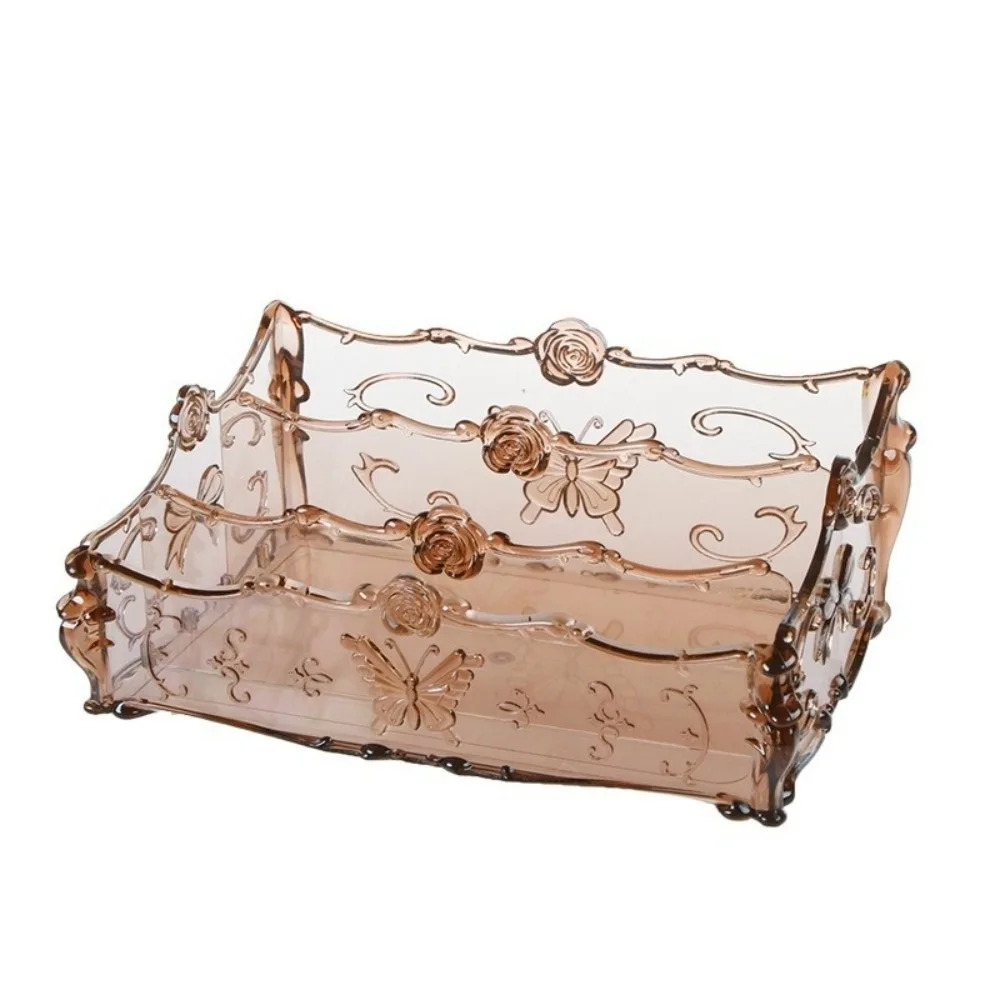 Plastic Makeup Organizer European Style Clear Flower Cosmetic Storage Box Large Capacity Multi Grid Desktop Display Case
Plastic Makeup Organizer European Style Clear Flower Cosmetic Storage Box Large Capacity Multi Grid Desktop Display Case