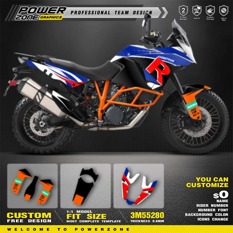 PowerZone Custom Graphics Backgrounds Decals for Stickers Kit For KTM ADV ADV-S ADV-R 1050 1090 1190 2003-2016 SUPERMOTO 08
PowerZone Custom Graphics Backgrounds Decals for Stickers Kit For KTM ADV ADV-S ADV-R 1050 1090 1190 2003-2016 SUPERMOTO 08
