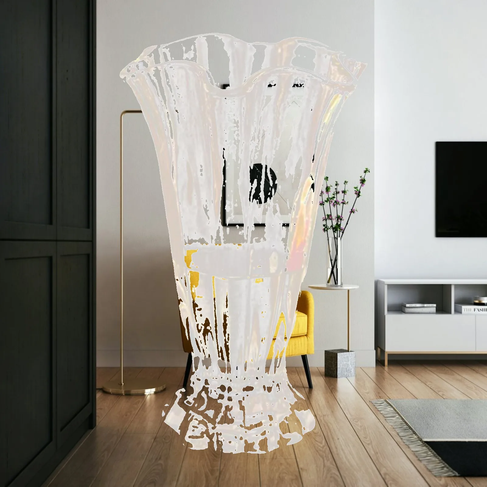 Petals Glass Vase Decorative Planter Home Furnishing Arrangement Container for Dining Room Balcony Decor
Petals Glass Vase Decorative Planter Home Furnishing Arrangement Container for Dining Room Balcony Decor