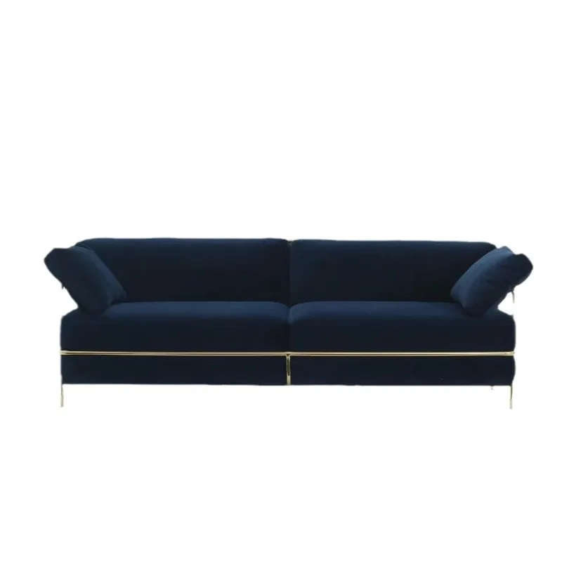 LH antique sofa small apartment stainless steel base living room sofa
LH antique sofa small apartment stainless steel base living room sofa