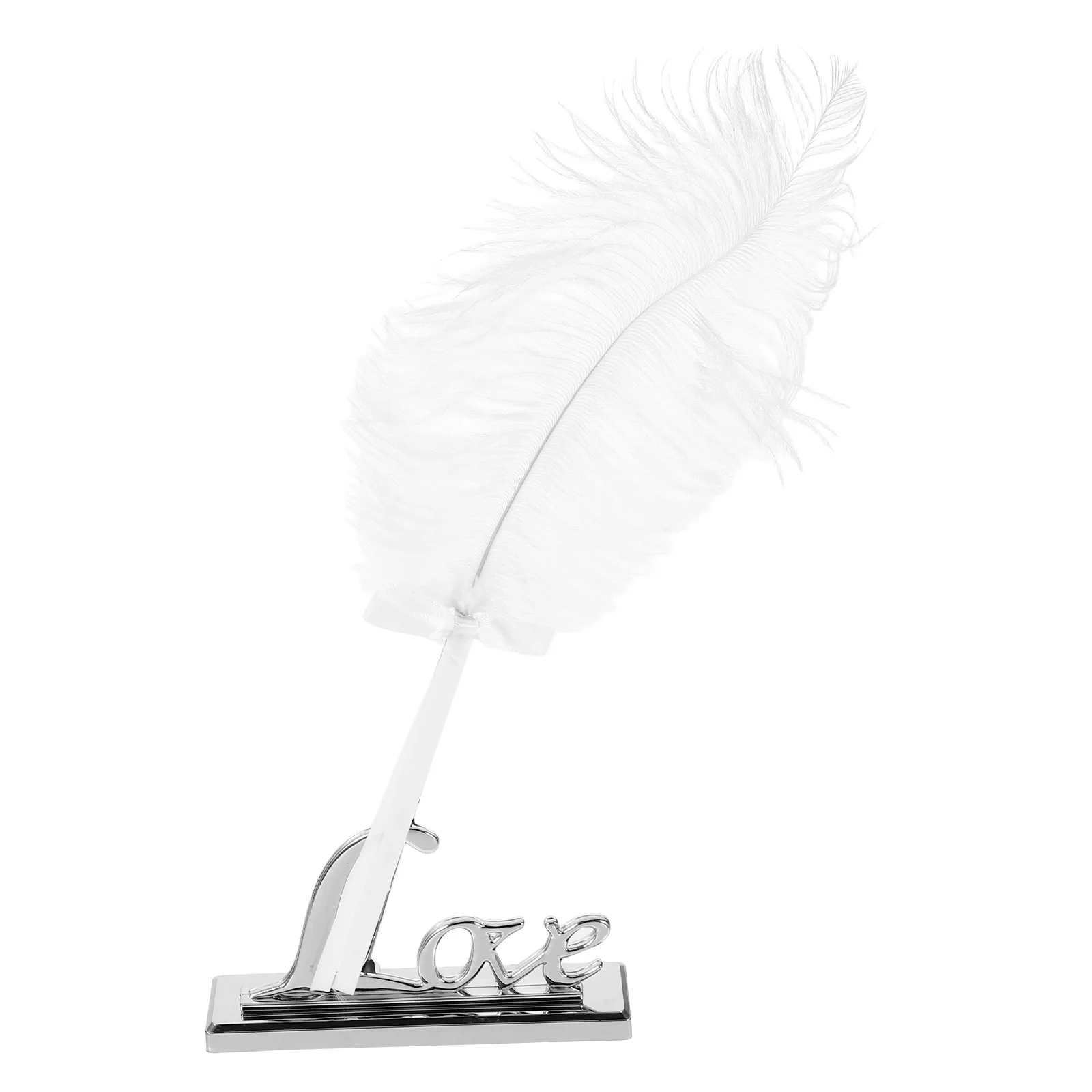 Feathered Quill Holder Elegant Crystal Accent Wedding Guest Book Signing Pen Wedding Engagement Signing Pens Set
Feathered Quill Holder Elegant Crystal Accent Wedding Guest Book Signing Pen Wedding Engagement Signing Pens Set