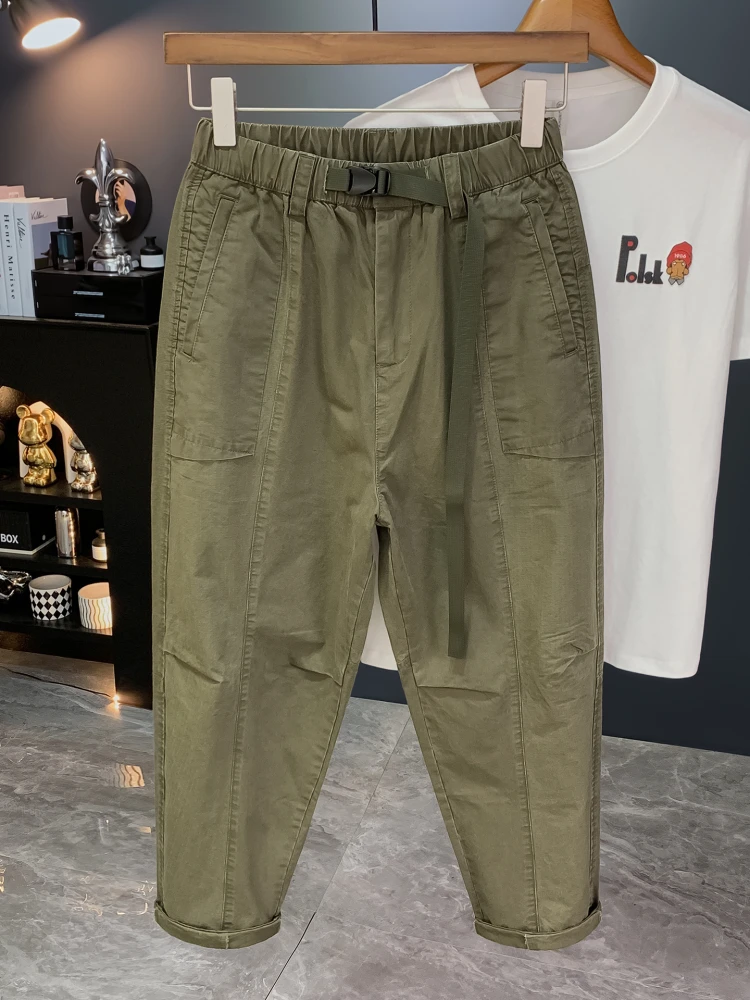 Повседневные рабочие брюки в американском стиле ретро, мужские летние новые трендовые свободные удобные повседневные брюки из нейлоновой смеси хлопка, дышащие
Повседневные рабочие брюки в американском стиле ретро, мужские летние новые трендовые свободные удобные повседневные брюки из нейлоновой смеси хлопка, дышащие