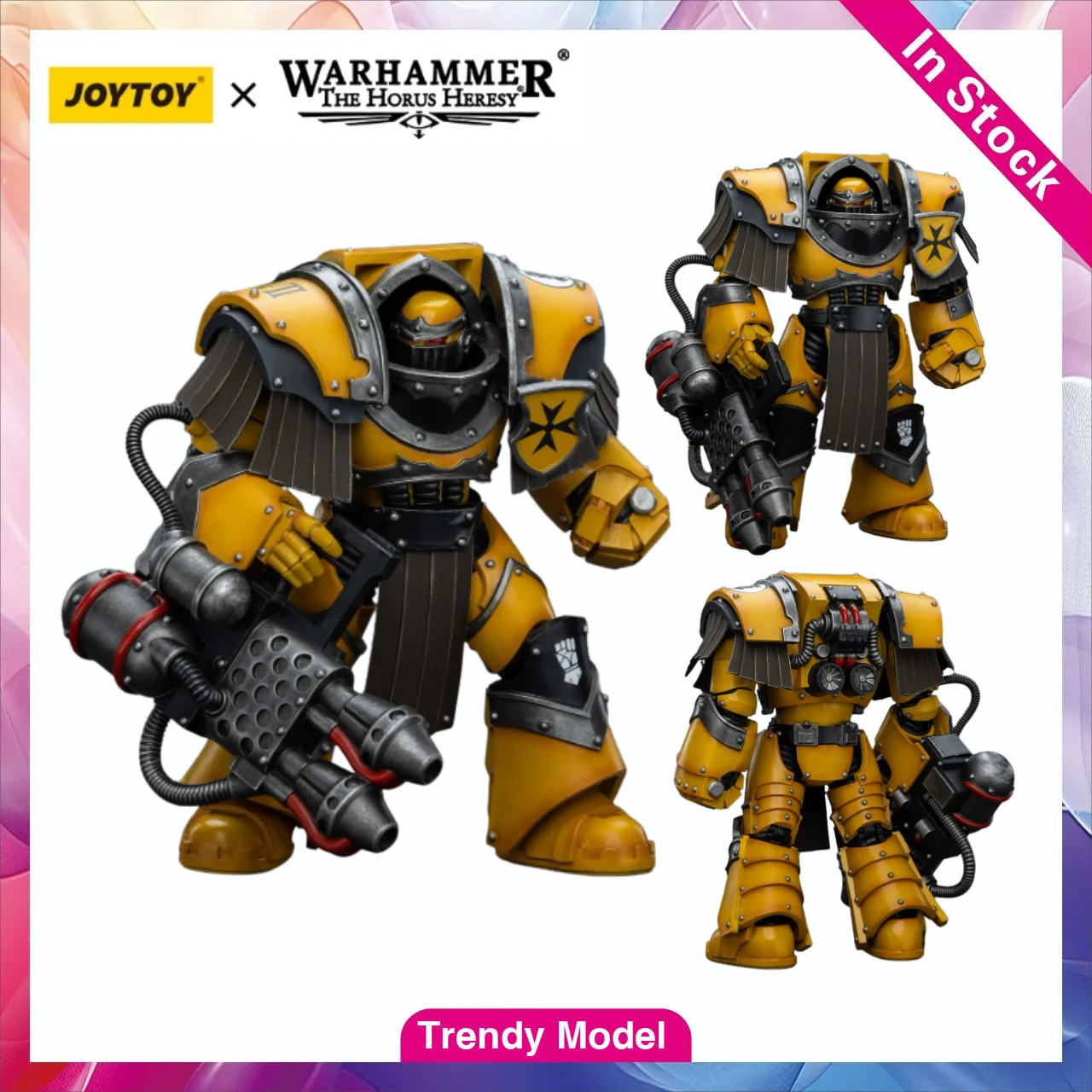 【TM】In Stock JOYTOY 1/18 Action Figure Original Warhammer 40K Imperial FistsLegion Cataphractii Terminator Squad
【TM】In Stock JOYTOY 1/18 Action Figure Original Warhammer 40K Imperial FistsLegion Cataphractii Terminator Squad