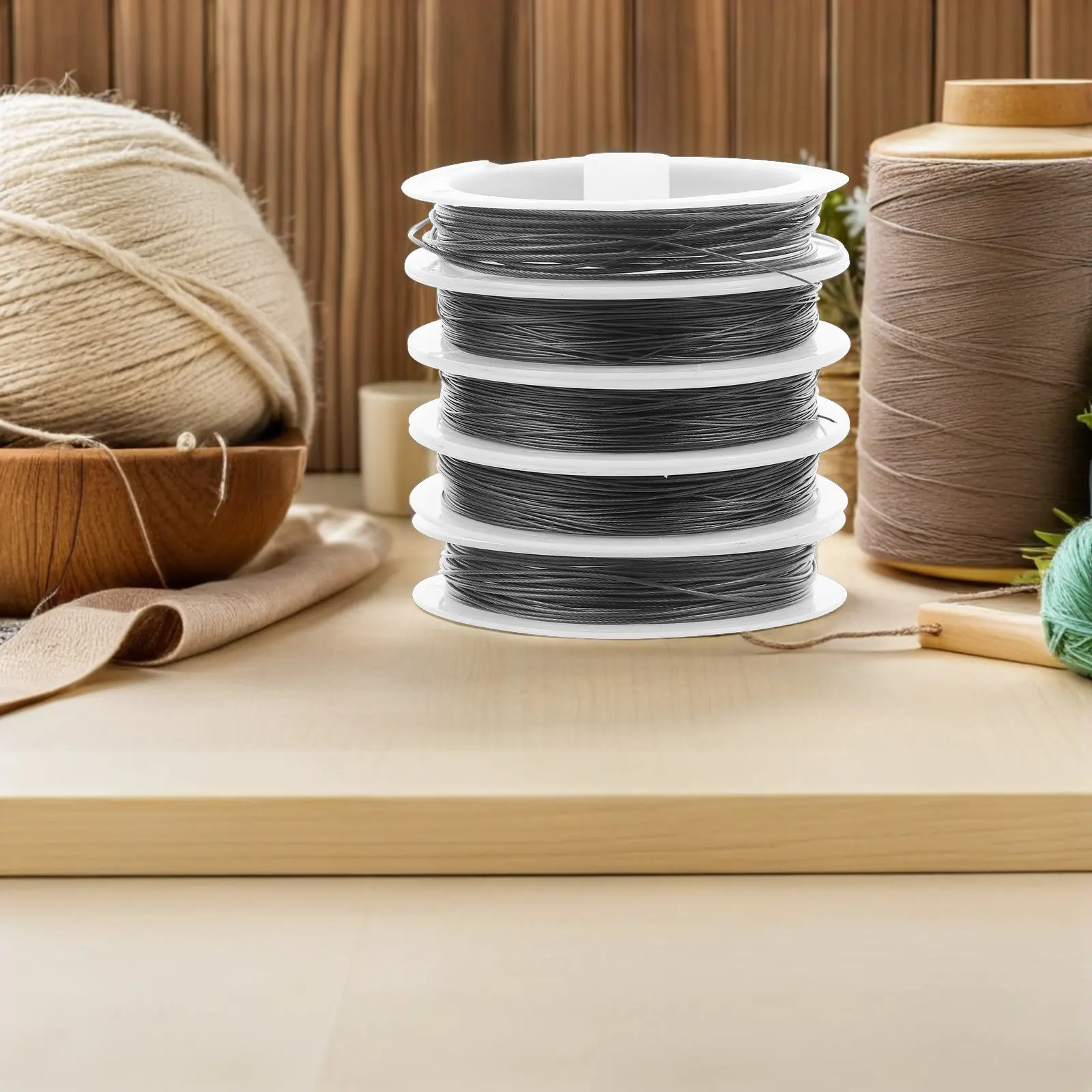 10 рулонов проволоки для бисероплетения, прочная гибкая стальная проволока для изготовления украшений, ожерелий, браслетов, принадлежности для рукоделия
10 рулонов проволоки для бисероплетения, прочная гибкая стальная проволока для изготовления украшений, ожерелий, браслетов, принадлежности для рукоделия