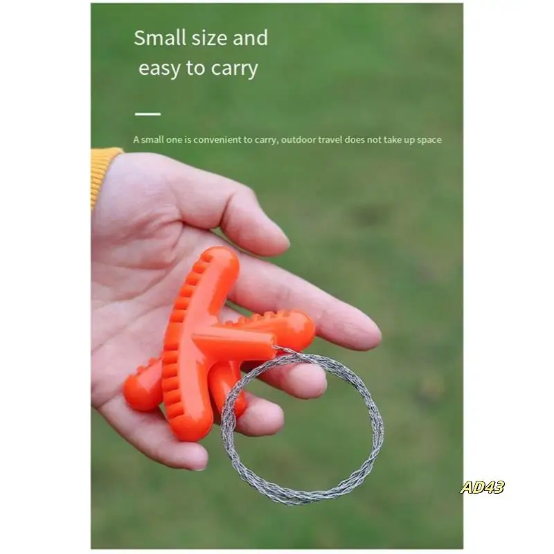 Portable Stainless Steel Wire Saw With Finger Handle For Outdoor Camping Hiking, Manual Chain Saw Survival Tool
Portable Stainless Steel Wire Saw With Finger Handle For Outdoor Camping Hiking, Manual Chain Saw Survival Tool