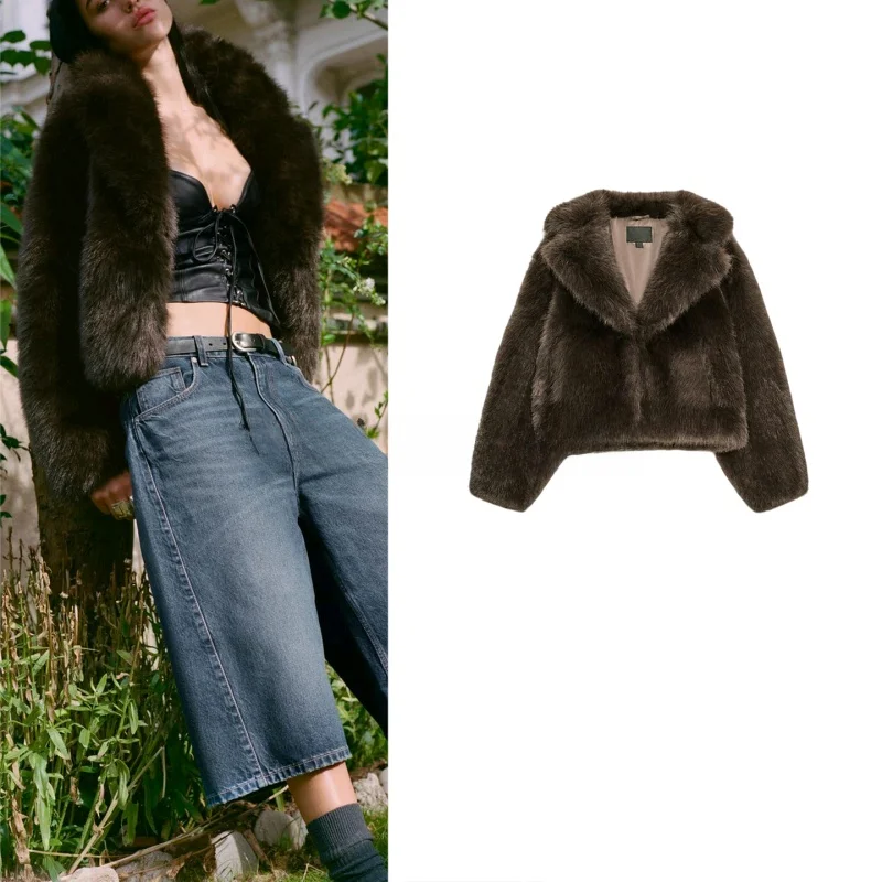 Новая женская удлиненная куртка с эффектом искусственного меха, осенне-зимняя, с воротником-стойкой, из полиэфирного волокна, верхняя одежда для женщин
Новая женская удлиненная куртка с эффектом искусственного меха, осенне-зимняя, с воротником-стойкой, из полиэфирного волокна, верхняя одежда для женщин