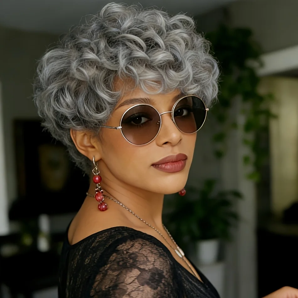 Natural Brazilian Remy Synthetic Wig | Glue-Free Machine-Woven Short Messy Wavy Wig, 180% Density, No Glue Required
Natural Brazilian Remy Synthetic Wig | Glue-Free Machine-Woven Short Messy Wavy Wig, 180% Density, No Glue Required