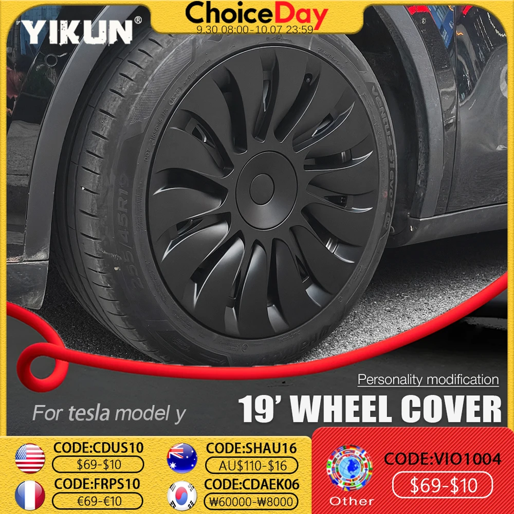4PCS Hub Cap For Tesla Model Y 19 Inch Car Automobile Hubcap Full Cover Performance Replacement Wheel Cap Accessories 2018-2024
4PCS Hub Cap For Tesla Model Y 19 Inch Car Automobile Hubcap Full Cover Performance Replacement Wheel Cap Accessories 2018-2024