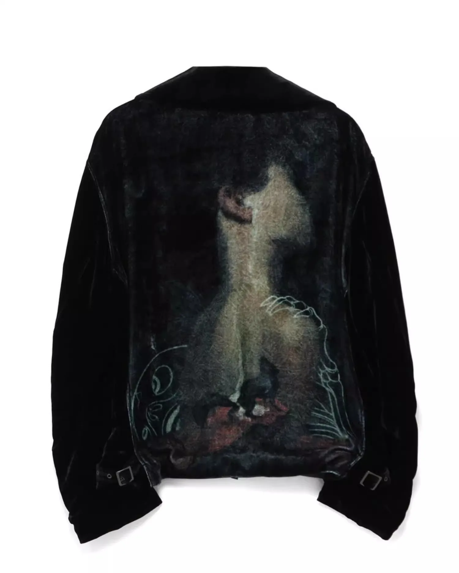 FANDISHI Мужская бархатная куртка с принтом в повседневном стиле, верхняя одежда с длинными рукавами для модной моды
FANDISHI Мужская бархатная куртка с принтом в повседневном стиле, верхняя одежда с длинными рукавами для модной моды