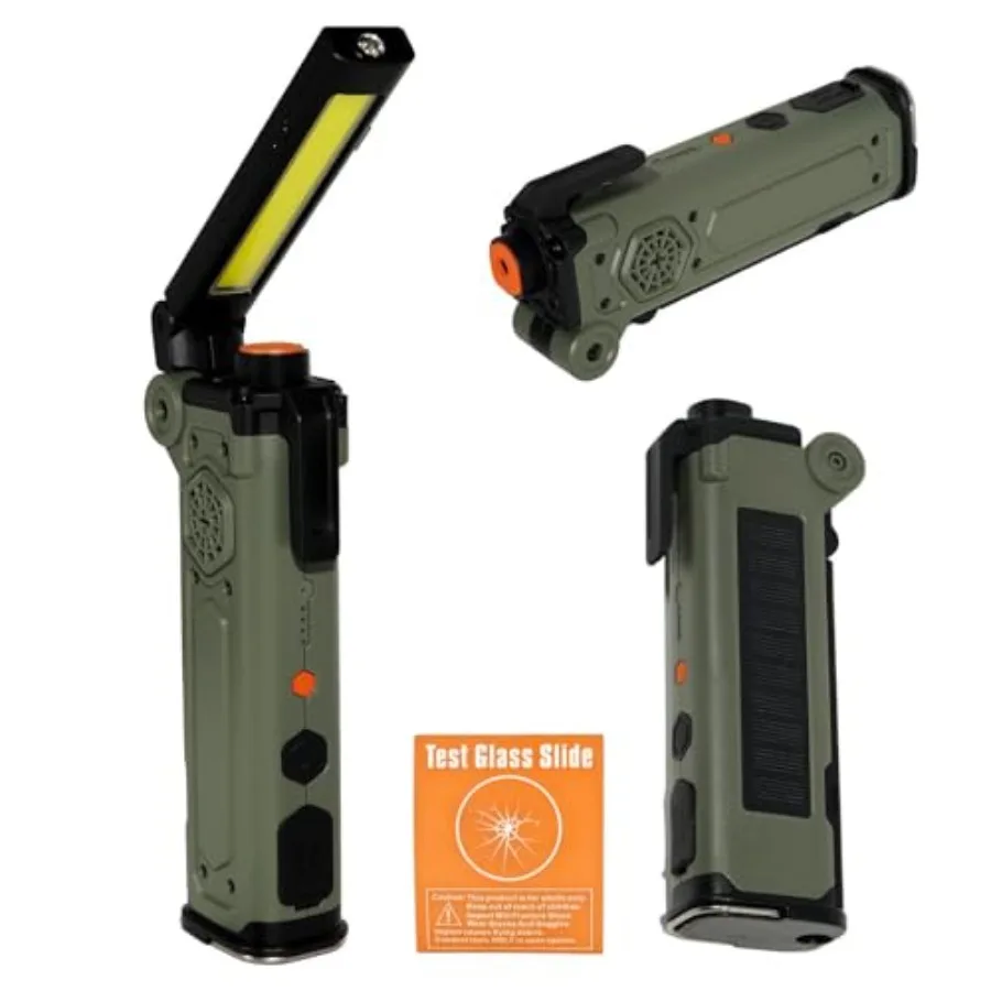 7-in-1 Car Emergency Tool: Window Breaker and Seatbelt Cutter with 3000mAh Solar Rechargeable Flashlight 110dB SOS Siren and Po
7-in-1 Car Emergency Tool: Window Breaker and Seatbelt Cutter with 3000mAh Solar Rechargeable Flashlight 110dB SOS Siren and Po