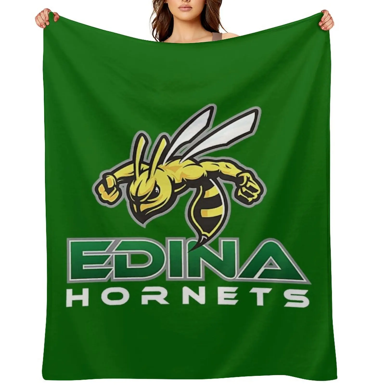 Edina Hornets Throw Blanket Thermal for sofa Soft Plaid Personalized Gift Blankets
Edina Hornets Throw Blanket Thermal for sofa Soft Plaid Personalized Gift Blankets
