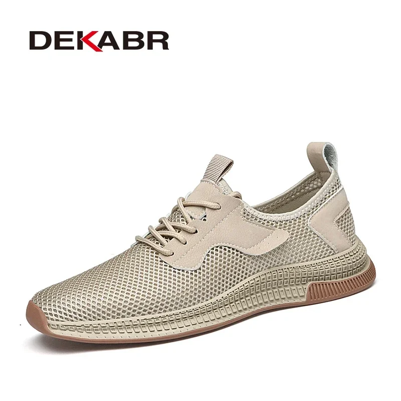 DEKABR New Mesh Fashion Men's Sneakers High Quality Leather Footwear Breathable Outdoor Soft Casual Shoes Sneakers For Men
DEKABR New Mesh Fashion Men's Sneakers High Quality Leather Footwear Breathable Outdoor Soft Casual Shoes Sneakers For Men