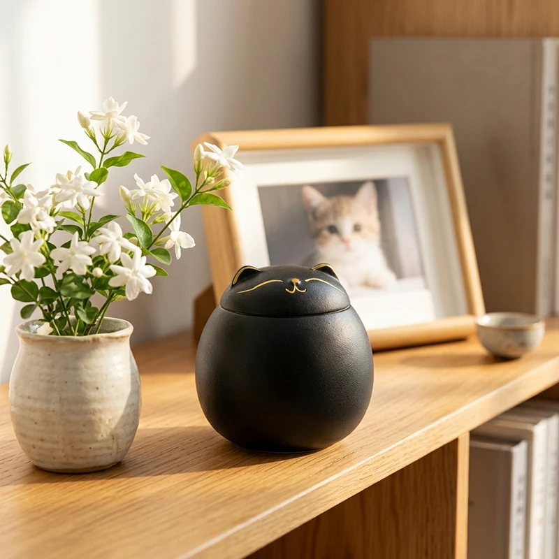 Pawbient Ceramic Pet Cremation Urn Memorial Cat Dog Ashes Funeral Keepsake Burial Porcelain Jar Souvenir Remembrance
Pawbient Ceramic Pet Cremation Urn Memorial Cat Dog Ashes Funeral Keepsake Burial Porcelain Jar Souvenir Remembrance