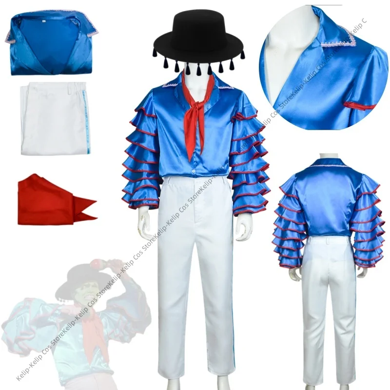 Jim Carrey Cosplay Costumes Movie Mask Stanley Blue Suit Men Suit Set Uniform Halloween Carnival Party Costume Disfraces
Jim Carrey Cosplay Costumes Movie Mask Stanley Blue Suit Men Suit Set Uniform Halloween Carnival Party Costume Disfraces