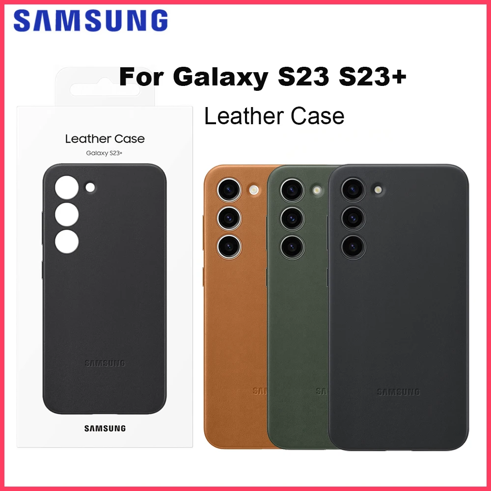 Оригинальный кожаный чехол для смартфона Samsung Galaxy S23 S23 + S23 Plus, тонкий чехол из натуральной кожи
Оригинальный кожаный чехол для смартфона Samsung Galaxy S23 S23 + S23 Plus, тонкий чехол из натуральной кожи