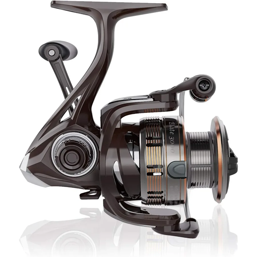 Spinning ReelElate 10+1 BB Light Weight Durable Stainless Steel Main Shaft DieCasting HandleDouble Anodized SpoolUltra Smooth P
Spinning ReelElate 10+1 BB Light Weight Durable Stainless Steel Main Shaft DieCasting HandleDouble Anodized SpoolUltra Smooth P