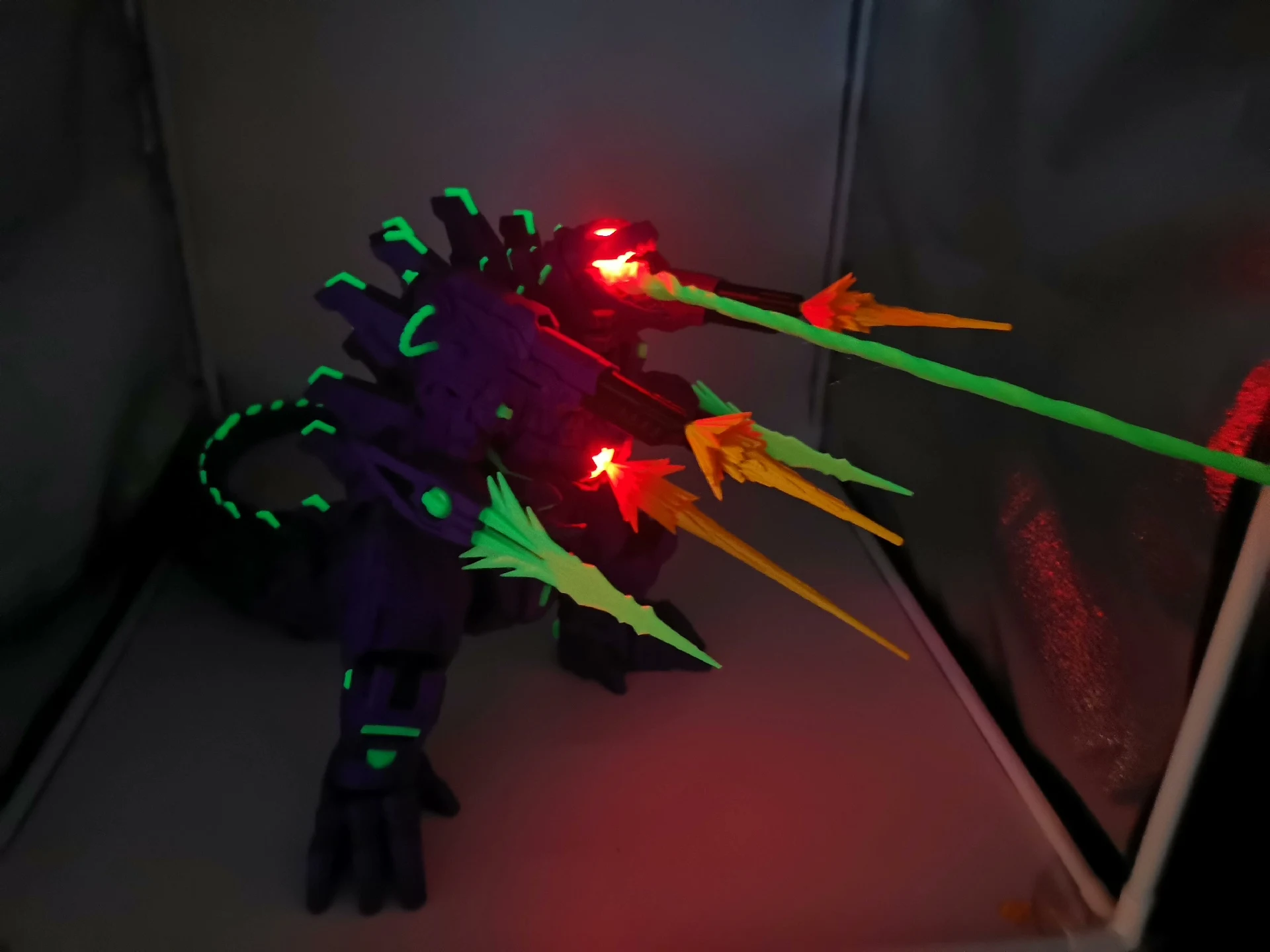 40cm 3D Printed Mechanical Tyrannosaurus Rex Robot Dinosaur Model Movable Figure Statue Men's Gift Glow in Dark Flame Effect
40cm 3D Printed Mechanical Tyrannosaurus Rex Robot Dinosaur Model Movable Figure Statue Men's Gift Glow in Dark Flame Effect