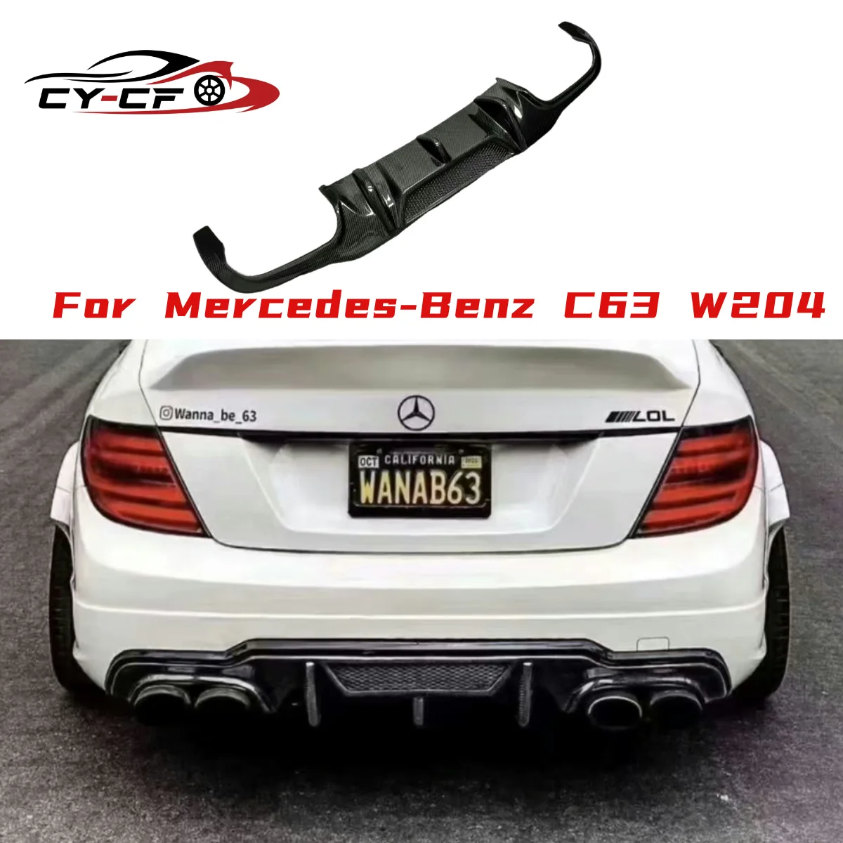 For Mercedes Benz C Class W204 C63 C43 C200 C260 12-14 Carbon Fiber Car Rear Bumper Diffuser Rear Splitters Spoiler Back lip
For Mercedes Benz C Class W204 C63 C43 C200 C260 12-14 Carbon Fiber Car Rear Bumper Diffuser Rear Splitters Spoiler Back lip