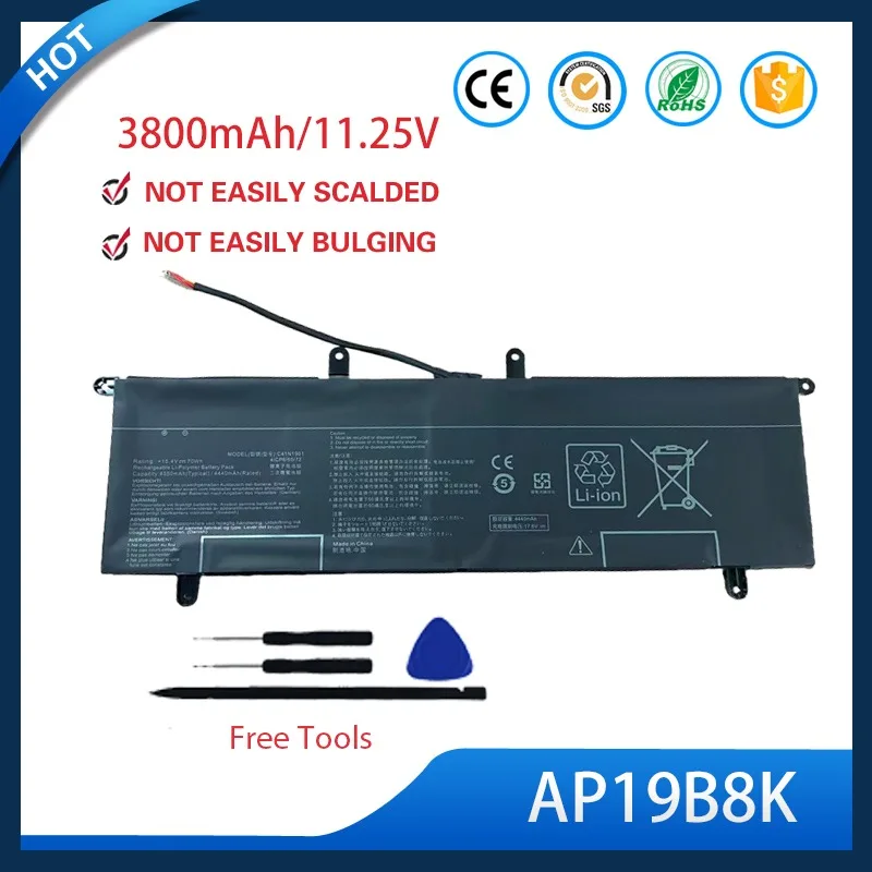 C41N1901 Battery For ASUS ZenBook Duo UX4000F UX481F UX481FA UX481FL 15.4V 70Wh
C41N1901 Battery For ASUS ZenBook Duo UX4000F UX481F UX481FA UX481FL 15.4V 70Wh