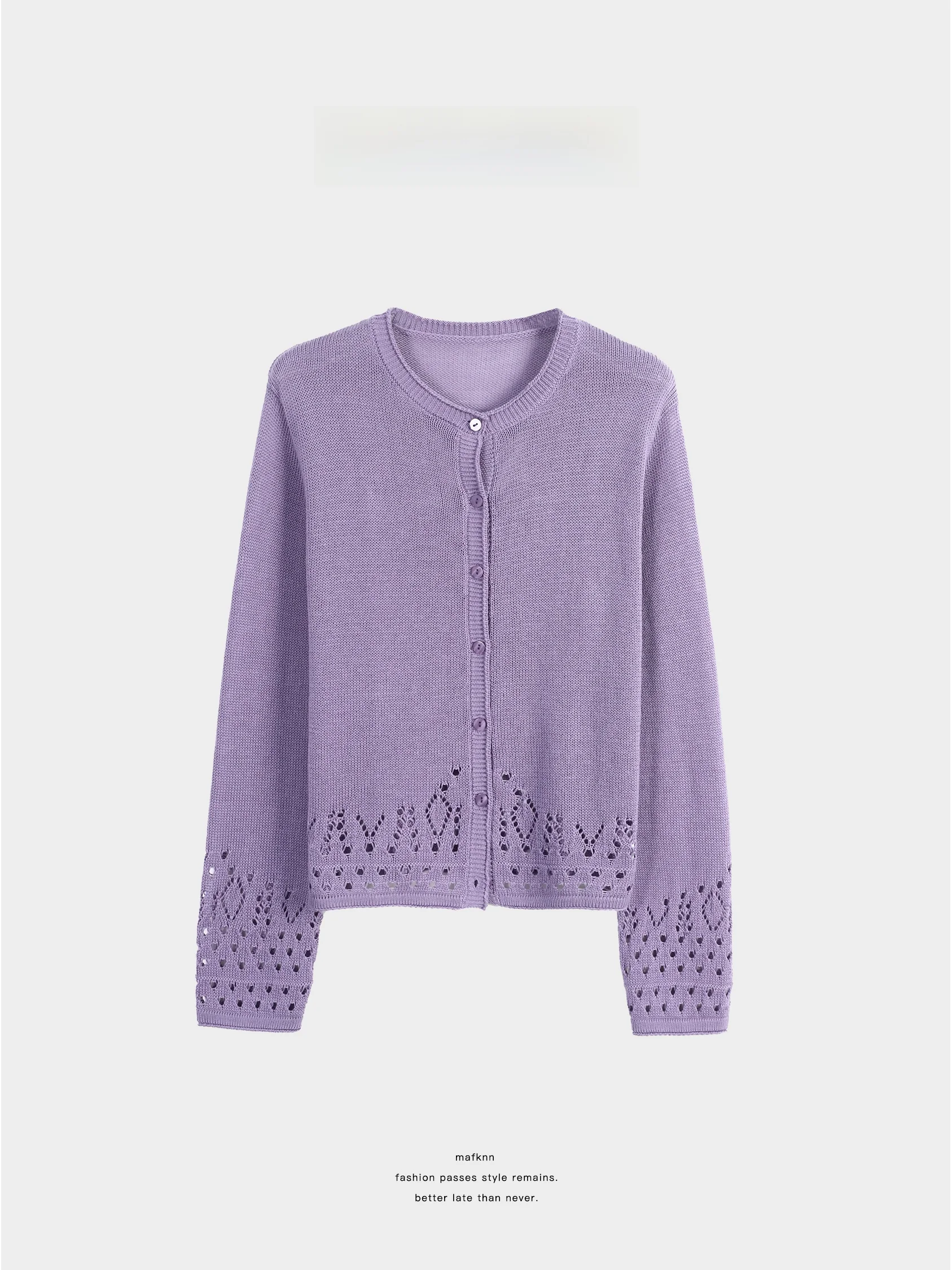 Spring Knitted Sweater 7 Needle 48 Thread 2 Strand Hollow Pattern Large Size Women's Slimming Casual Style Polyester Fiber
Spring Knitted Sweater 7 Needle 48 Thread 2 Strand Hollow Pattern Large Size Women's Slimming Casual Style Polyester Fiber