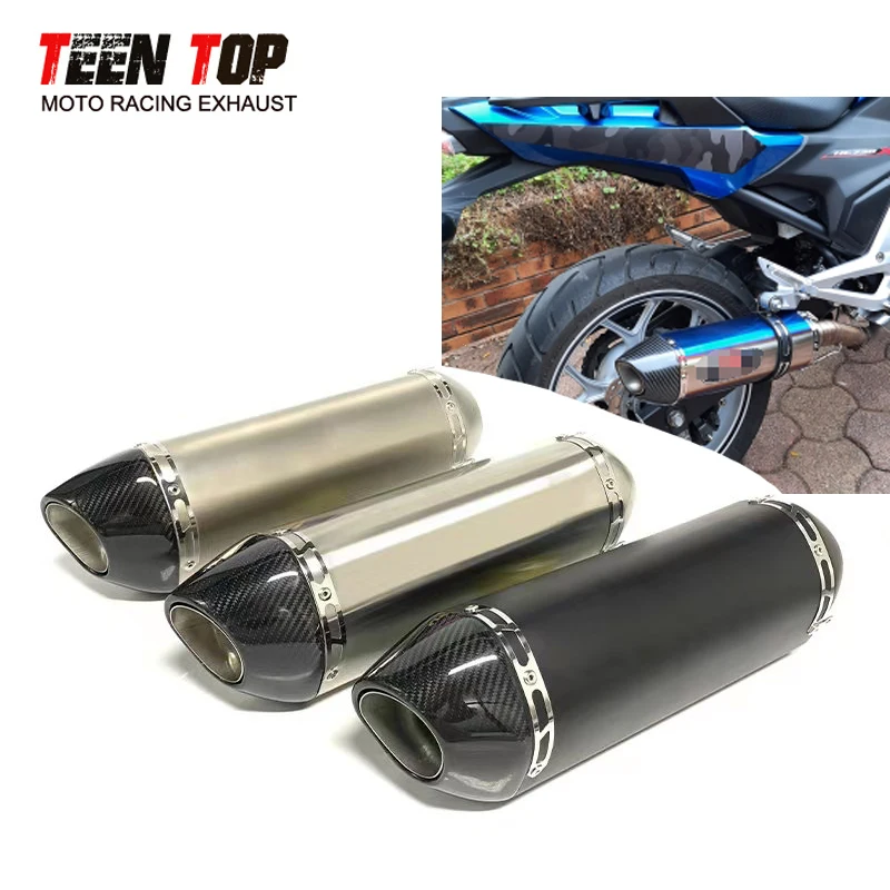 51mm Universal Motorcycle Muffler For Aprilia RSV4 Tuono 660 / V4 RS660 Tuareg660 Exhaust Muffler Carbon Escape Moto Silencieux
51mm Universal Motorcycle Muffler For Aprilia RSV4 Tuono 660 / V4 RS660 Tuareg660 Exhaust Muffler Carbon Escape Moto Silencieux