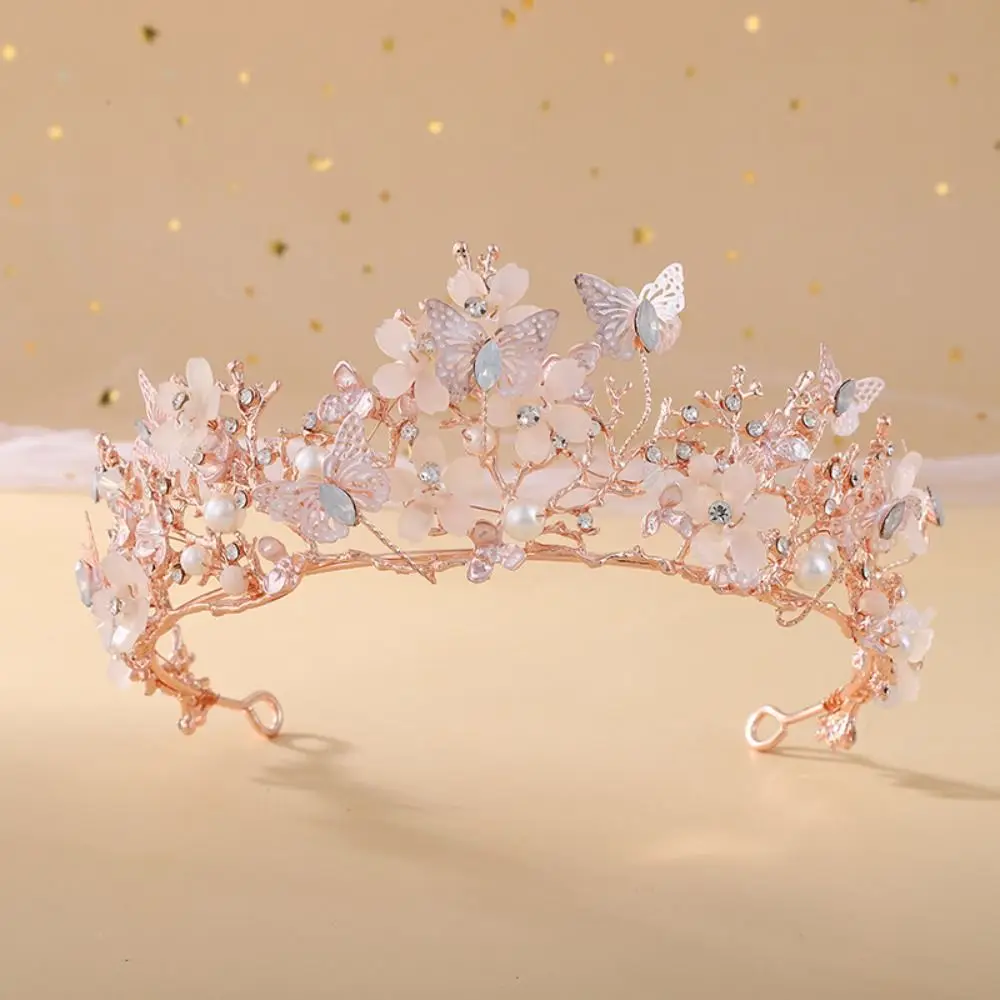 Bridal Crown Baroque Pearl Rhinestone Crown Tiara Butterfly Hairband Wedding Hair Accessories Princess Crown Bride Tiaras
Bridal Crown Baroque Pearl Rhinestone Crown Tiara Butterfly Hairband Wedding Hair Accessories Princess Crown Bride Tiaras