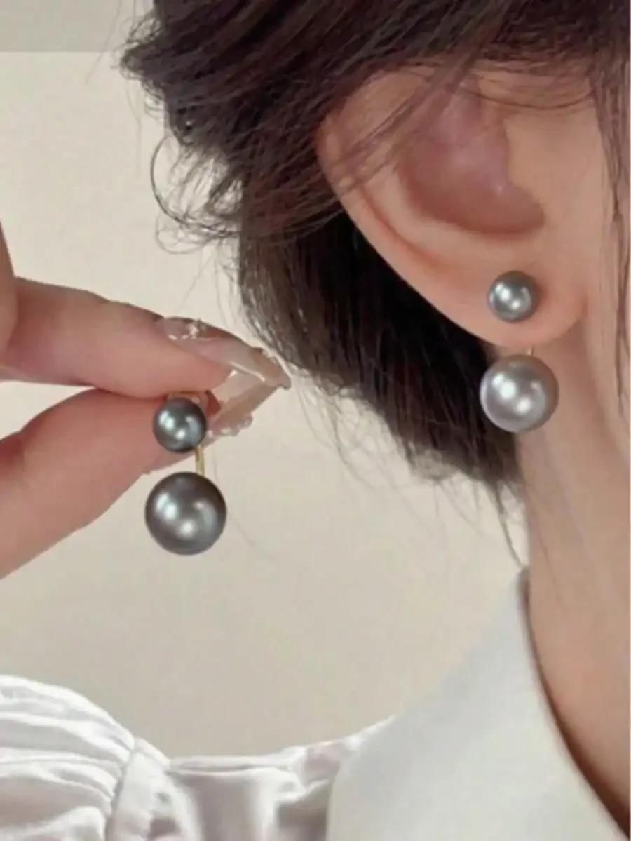 Double Pearl Drop Earrings For Women Elegant Fashion Jewelry Accessory
Double Pearl Drop Earrings For Women Elegant Fashion Jewelry Accessory