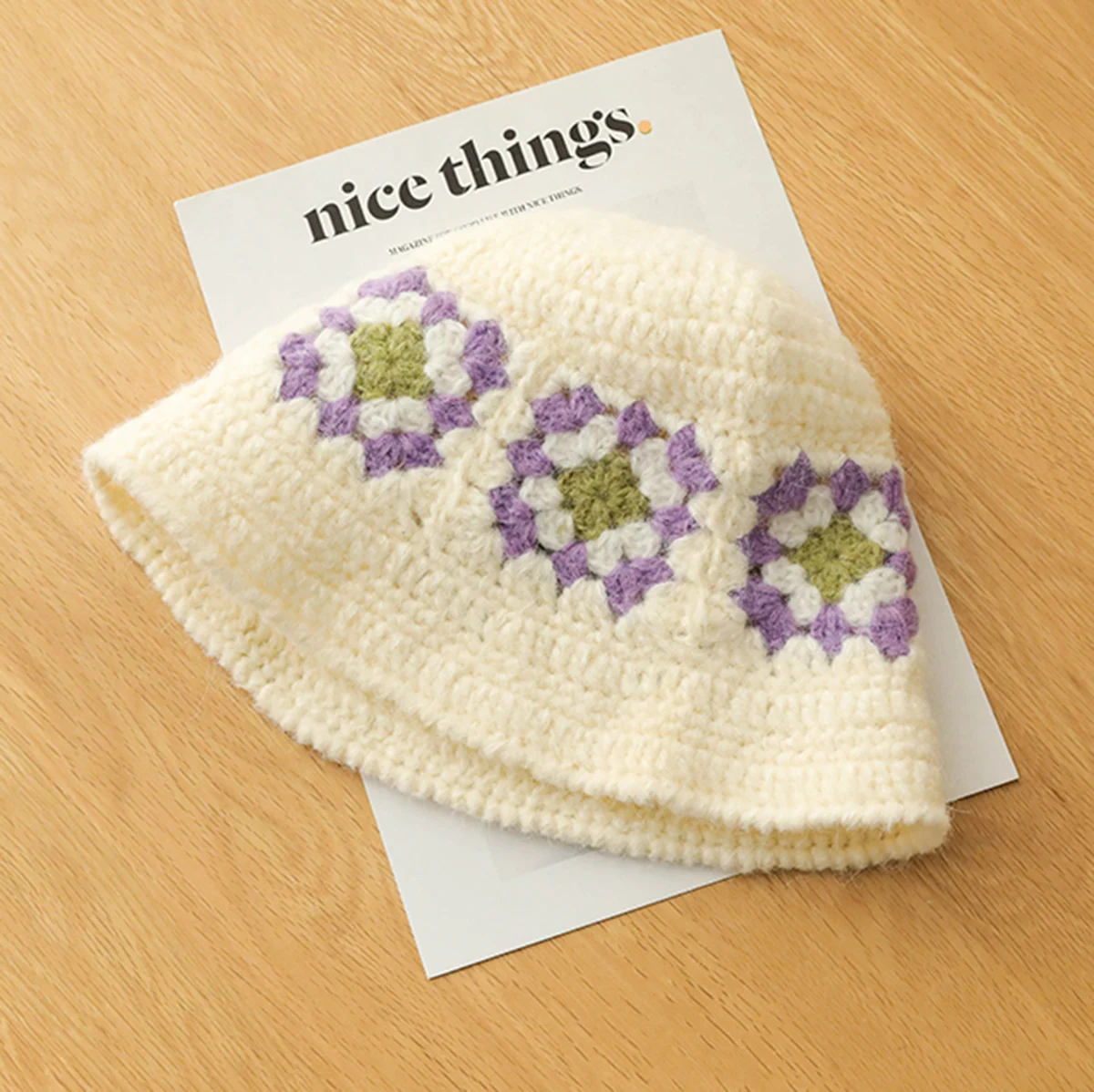 New crochet hat 2024 Fashion Colorful Woolen Hat Women's Autumn and Winter Cute Handmade Plush Hat Knitted Fisherman Bucket Hats
New crochet hat 2024 Fashion Colorful Woolen Hat Women's Autumn and Winter Cute Handmade Plush Hat Knitted Fisherman Bucket Hats