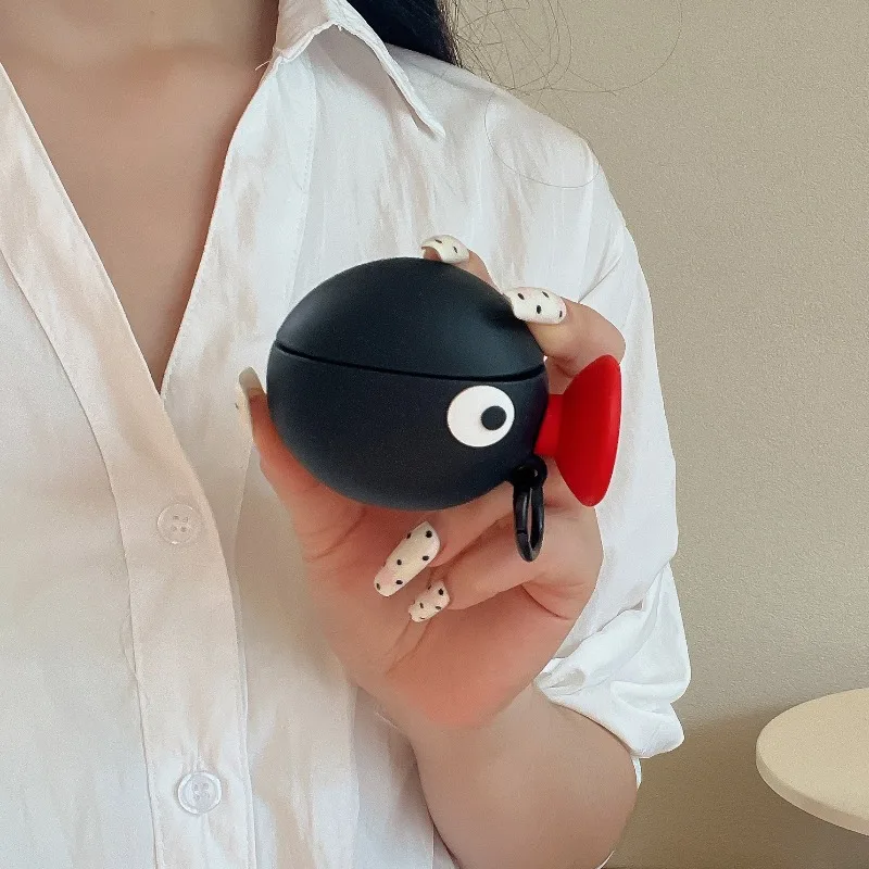 Cute 3D Cartoon Suction Mouth Silicone Earphone Case For AirPods 1 2 3 4 Pro 2 Pro 3 With Keychain Shockproof Protective Cover
Cute 3D Cartoon Suction Mouth Silicone Earphone Case For AirPods 1 2 3 4 Pro 2 Pro 3 With Keychain Shockproof Protective Cover