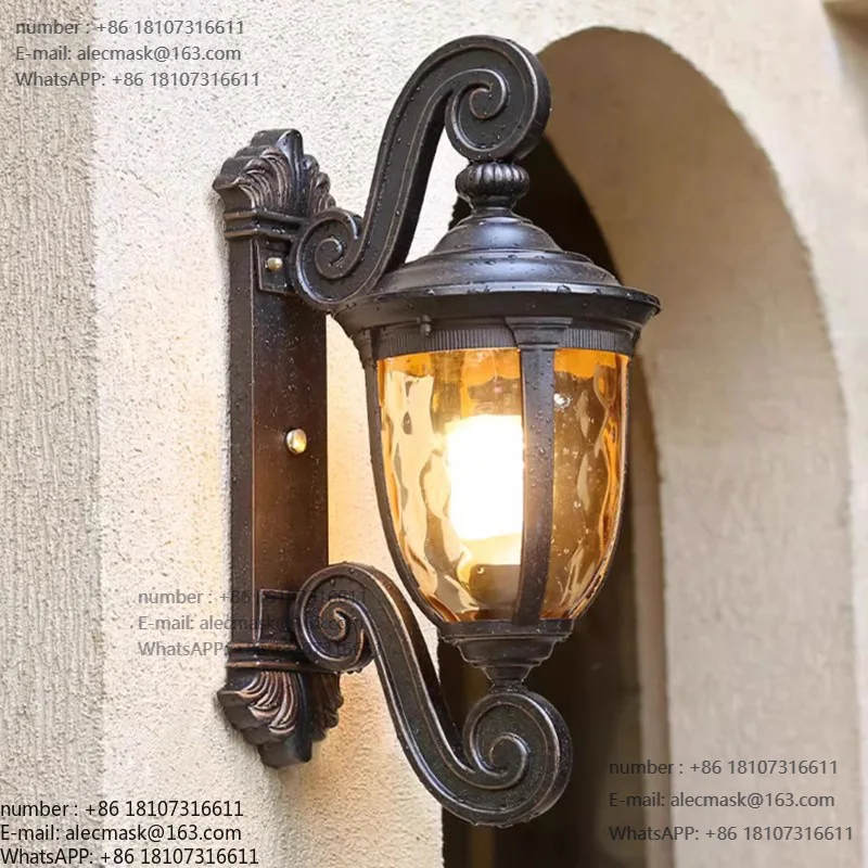 High-end European wall lamp villa community courtyard aluminum rust-proof bronze power connection balcony outdoor wall lamp
High-end European wall lamp villa community courtyard aluminum rust-proof bronze power connection balcony outdoor wall lamp